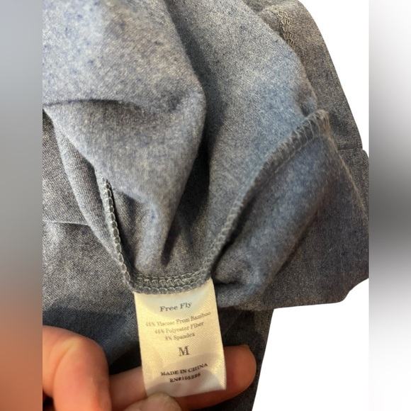 Free Fly Bamboo Flex Henley Men's Sz M - Picture 7 of 8